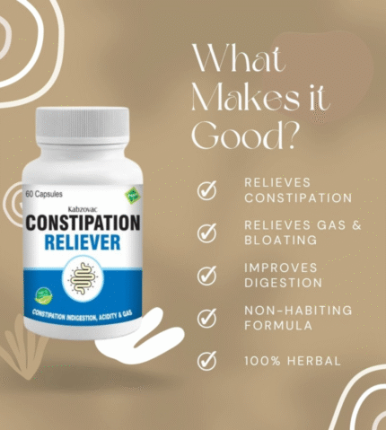 Kabzovac – Constipation Reliever Capsules